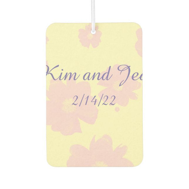 Ambientador Daisy Boda Range Car Air Freshener (Anverso)