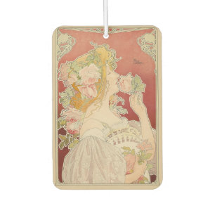 Ambientador Dama Art Nouveau Belle Époque Rosas Livemont