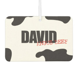 Ambientador David "Angus Beef" Trendy Air Freshener