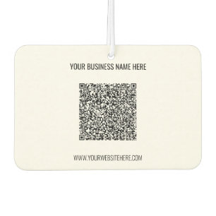 Ambientador de Aire Empresarial con Código QR y Te