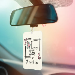 Ambientador de aire floral personalizado para mamá