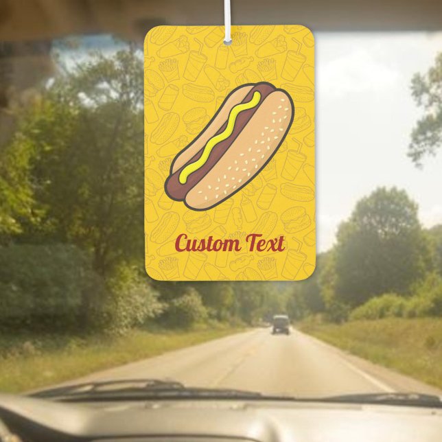 Ambientador de coche de perrito caliente (Subido por el creador)
