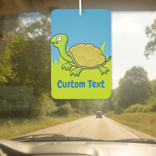 Ambientador de coche de tortuga de dibujos animado (Subido por el creador)