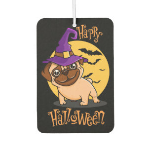 Ambientador de coche Puggy de Halloween