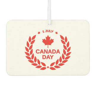 Ambientador de Corona para Auto Día de Canadá