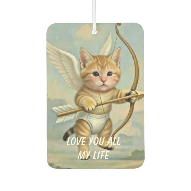 Ambientador de Cupido Gatito Adorable (Anverso)