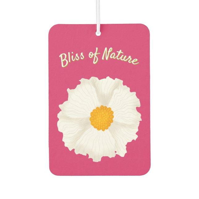 Ambientador de Flor de Amapola Blanca (Anverso)