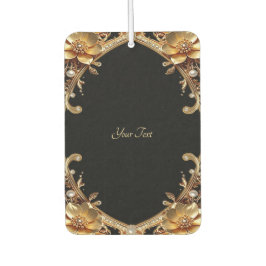 Ambientador de Flores Decorativas de Oro