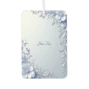 Ambientador de Flores Ornamentales Azules con Perl