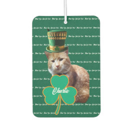 Ambientador de trébol para papá gato irlandés