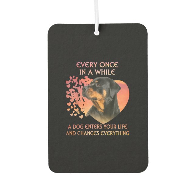 Ambientador De Vez En Cuando Un Perro Entra En Tu Tejido (Anverso)