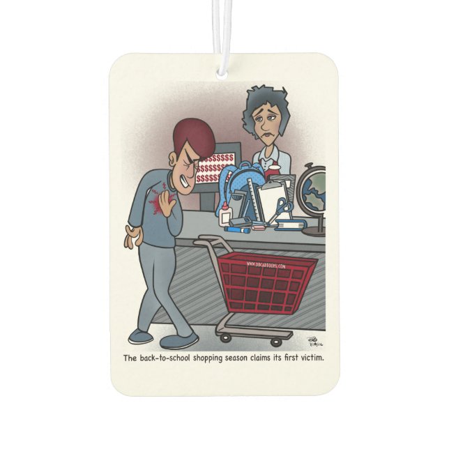 Ambientador De Vuelta A La Escuela Comprando Aire Freshener (Reverso)