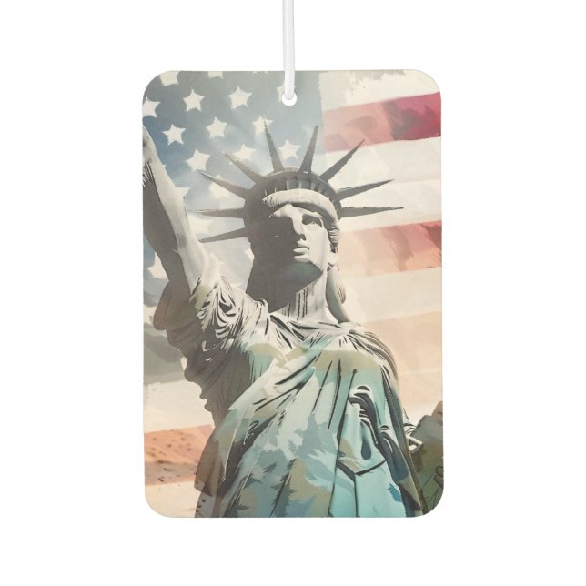 Ambientador Decoración de la Estatua de la Libertad: patriótic (Anverso)
