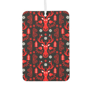 Ambientador Deer de Navidades rojos escandinavos