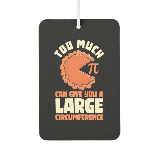 Ambientador Demasiado Pi para los estudiantes de matemáticas (Anverso)
