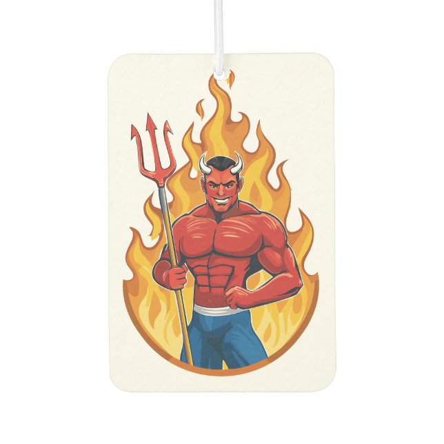 Ambientador Demonio con tridente (Anverso)