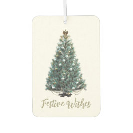 Ambientador Deseos festivos. Diseño de árbol de Navidad