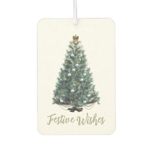 Ambientador Deseos festivos. Diseño de árbol de Navidad