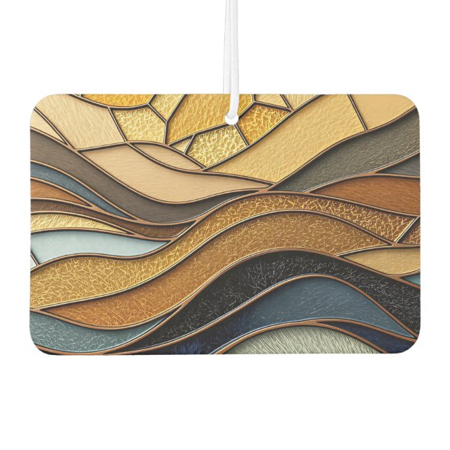 Ambientador Desert Hills Sand Gold Mosaic Fine Art (Anverso)
