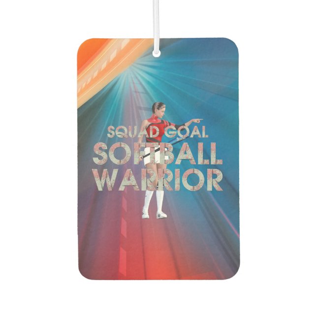 Ambientador Desodorante para auto TOP Softball Warrior (Anverso)