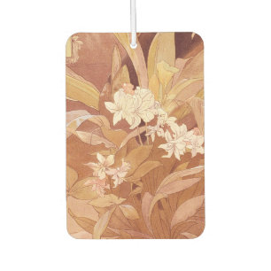 Ambientador Detalle floral Art Nouveau de Alphonse Mucha
