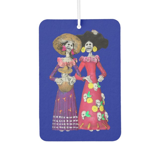 Ambientador Dia De Los Muertos Calavera Amigas (Anverso)