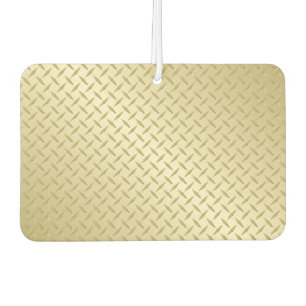 Ambientador Diamante de metal con aspecto dorado