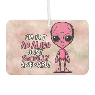Ambientador Dibujo animado de alienígena socialmente incómodo