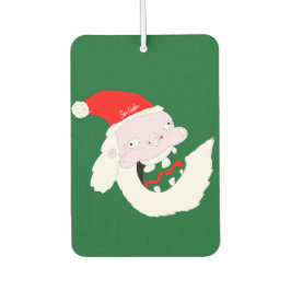 Ambientador Dibujo animado tonto y divertido de Santa Claus
