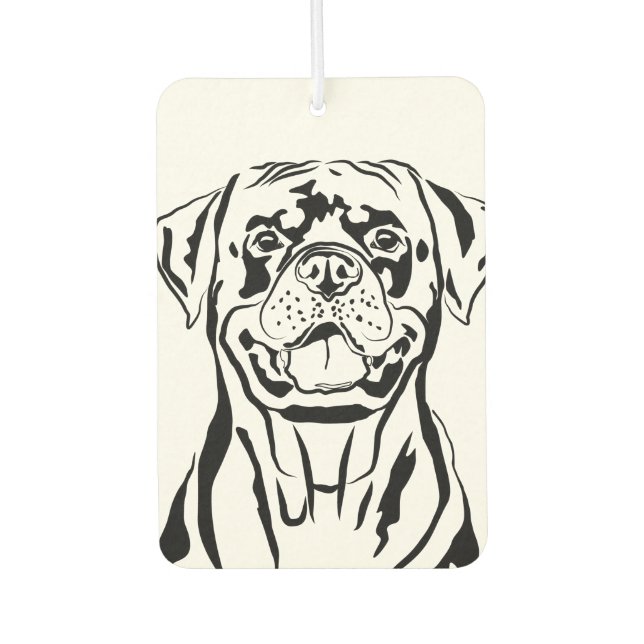 Ambientador Dibujo de Rottweiler (Anverso)