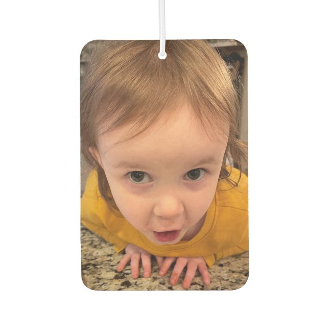 Ambientador Diseñar su propio Personalizado 2 Fotos Automóvil (Anverso)