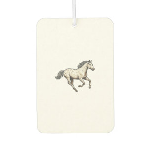 Ambientador Diseño de caballo Appaloosa corriendo grabado vint