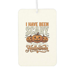 Ambientador Diseño de camiseta de calabaza de Halloween espelu