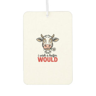 Ambientador Diseño de camiseta de grabado vintage de vaca novi