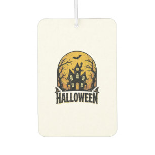 Ambientador Diseño de camiseta de Halloween de casa embrujada 