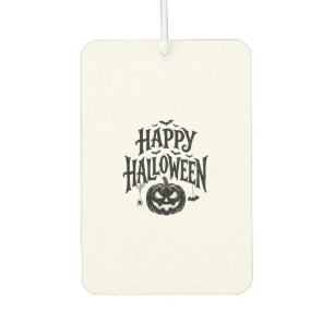Ambientador Diseño de camiseta de murciélago de calabaza feliz