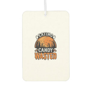 Ambientador Diseño de camiseta espeluznante vintage de dulces 