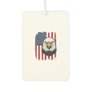 Ambientador Diseño de camiseta patriótica de bandera americana