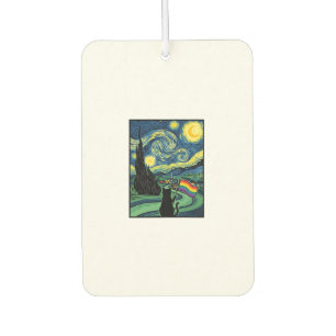 Ambientador Diseño de camiseta vectorial de paisaje nocturno d