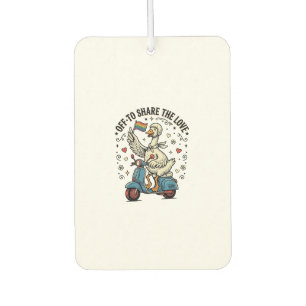 Ambientador Diseño de camiseta vintage de amor de scooter de g
