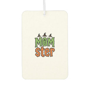 Ambientador Diseño de camiseta vintage de mamá monstruo de Hal