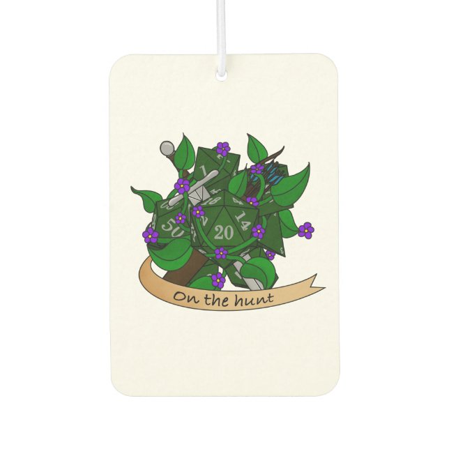 Ambientador Diseño de dados de Ranger (Anverso)