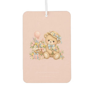 Ambientador Diseño de fiesta de osito de peluche con jardín de