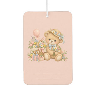 Ambientador Diseño de fiesta de osito de peluche dulce