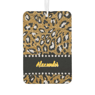 Ambientador Diseño de la huella de un leopardo deslumbrante in