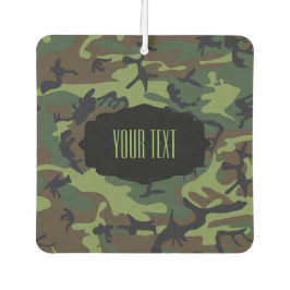 Ambientador Diseño de patrones de camuflaje de texto DIY