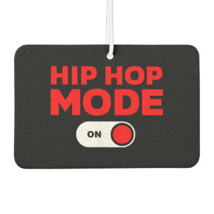 Ambientador Diseño divertido de hip hop para hombres mujeres H