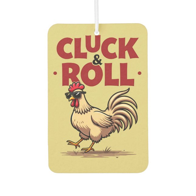 Ambientador Diseño divertido de Personalizados de Guay "Cluck  (Anverso)