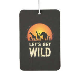Ambientador Diseño genial de safari para hombres, mujeres y ni