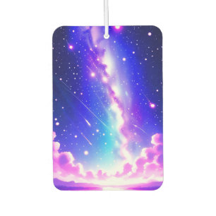 Ambientador Diseño interestelar rosa y azul Fragancias de coch